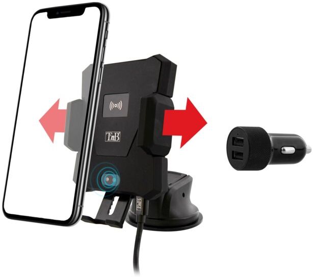 Tnb Chargeur Induction + Support Voiture Réglage Automatique Premium Tnb Tnb Chargeur Induction + Support Voiture Réglage Automatique Premium Tnb