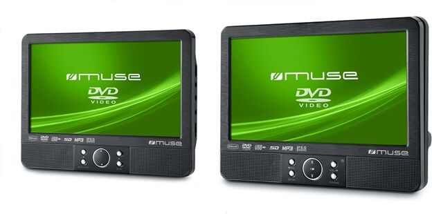 Muse 1 Lecteur Dvd Pour Voiture Avec Double Écran Muse M-990cvb Muse 1 Lecteur Dvd Pour Voiture Avec Double Écran Muse M-990cvb