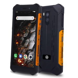 Hammer - Iron 3 LTE Noir et Orange - Telephonie mobile  Telephone portable pro  Telephone / Smartphone - Durci / Resistant / Étanche