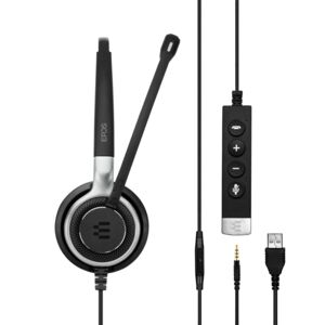 Sennheiser EPOS IMPACT SC 635 USB - Mono - Casque  Casque PC-Mac  Casque filaire - Connexion Jack 3,5 mm + USB