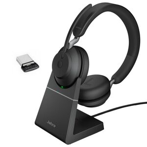 Jabra GN Jabra Evolve2 65 USB-C Stereo UC + Socle de charge - Casque  Casque PC-Mac  Connexion sans fil (usage pro)