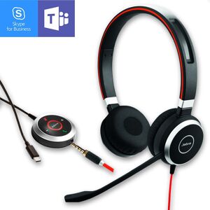 Jabra GN Jabra Evolve 40 MS USB-C - Version Stereo - Casque  Casque PC-Mac  Casque filaire - Connexion Jack 3,5 mm + USB