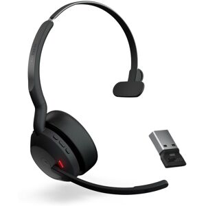 Jabra GN Jabra Evolve2 55 Mono MS + Dongle USB-A Link380 - Casque  Casque PC-Mac