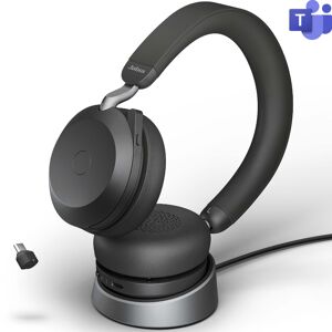 Jabra GN Jabra Evolve2 75 USB-C Microsoft Teams + Socle de charge - Casque  Casque PC-Mac