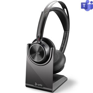 Plantronics Poly Voyager Focus 2 USB-A MS + Socle  - Casque  Casque PC-Mac