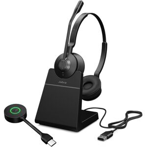 Jabra GN Jabra Engage 55 duo UC USB-C avec base Le casque sans-fil DECT offrant une qualité d’appel professionnelle quel que soit le lieu. Publicité Jabra GN Jabra Engage 55 duo UC USB-C avec base Le casque sans-fil DECT offrant une qualité d’appel professionnelle quel que soit le lieu. Publicité