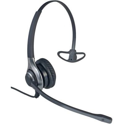 Cleyver - HC40 Casque filaire professionnel pour téléphone de bureau monaural - Publicité Cleyver - HC40 Casque filaire professionnel pour téléphone de bureau monaural - Publicité