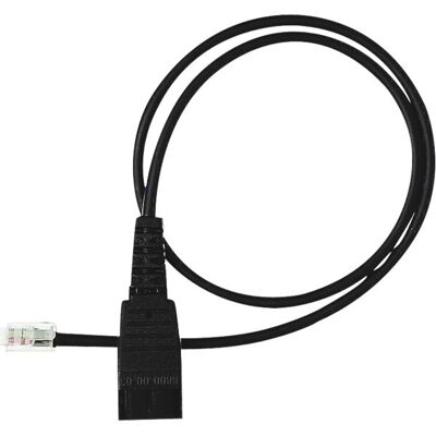 Câble Casque Cleyver - 0,5m Connexion Rapide Qd/Rj - Publicité Câble Casque Cleyver - 0,5m Connexion Rapide Qd/Rj - Publicité