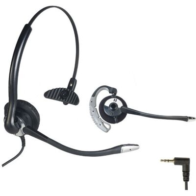 Cleyver HC10 Casque filaire professionnel, prise Jack 2.5mm - Publicité Cleyver HC10 Casque filaire professionnel, prise Jack 2.5mm - Publicité