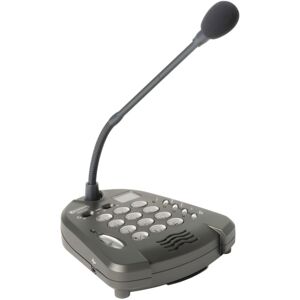 Microphone à mémoire numérique Rondson PAD 500 Microphone de table numérique avec enregistrement d'annonces et lecture de fichiers MP3 mémorisés, - Publicité Microphone à mémoire numérique Rondson PAD 500 Microphone de table numérique avec enregistrement d'annonces et lecture de fichiers MP3 mémorisés, - Publicité
