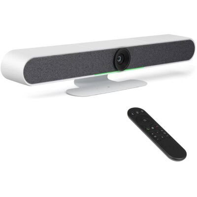 Cleyver Medium Large Room Bar 4K Zoom 10x Barre de visioconférence 3-en-1 avec caméra 4K, audio stéréo et fonctions intelligentes, idéale pour les - Publicité Cleyver Medium Large Room Bar 4K Zoom 10x Barre de visioconférence 3-en-1 avec caméra 4K, audio stéréo et fonctions intelligentes, idéale pour les - Publicité