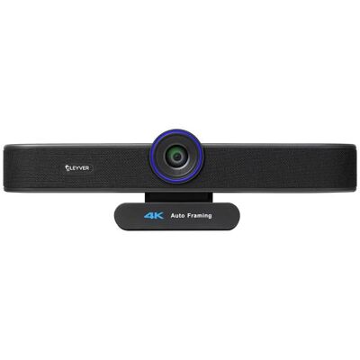Cleyver Small Meet Bar + Solution visio 4K tout-en-un avec connexion Plug & Play, idéale pour les petites salles de réunion ! - Publicité Cleyver Small Meet Bar + Solution visio 4K tout-en-un avec connexion Plug & Play, idéale pour les petites salles de réunion ! - Publicité