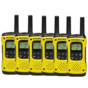 Pack de 6 Motorola T92 Talkie Walkie Talkie Walkie Motorola