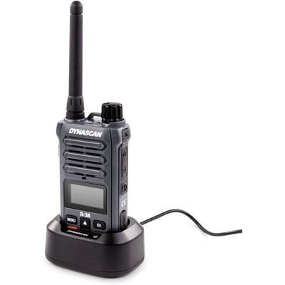 Dynascan R38 Talkie Walkie PMR446 sans licence Radio PMR446 professionnelle sans licence avec design compact, offrant une qualité audio claire et une - Publicité Dynascan R38 Talkie Walkie PMR446 sans licence Radio PMR446 professionnelle sans licence avec design compact, offrant une qualité audio claire et une - Publicité
