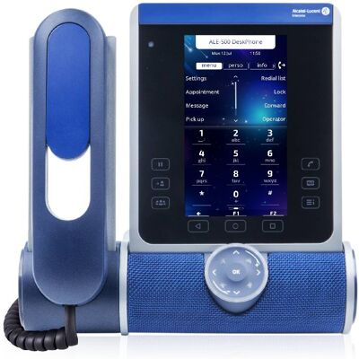 Téléphone VoIP Alcatel-Lucent Enterprise ALE-500 - Bleu Neptune - Publicité Téléphone VoIP Alcatel-Lucent Enterprise ALE-500 - Bleu Neptune - Publicité
