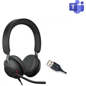 Jabra GN Jabra Evolve2 40 MS Duo USB-A SE - Casque  Casque PC-Mac  Connexion USB