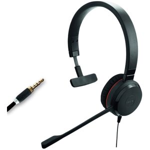 Jabra GN Jabra Evolve 30 II Jack - Version Mono - Casque  Casque PC-Mac  Casque filaire - Connexion Jack 3,5 mm