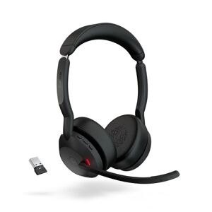 Jabra GN Jabra Evolve2 55 Stereo MS + Dongle USB-A Link380 - Casque  Casque PC-Mac