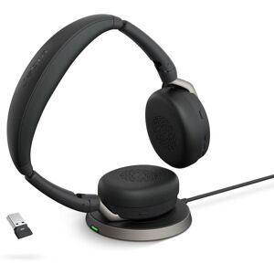 Jabra GN Jabra Evolve2 65 Flex UC Stereo USB-A + Socle - Casque  Casque PC-Mac