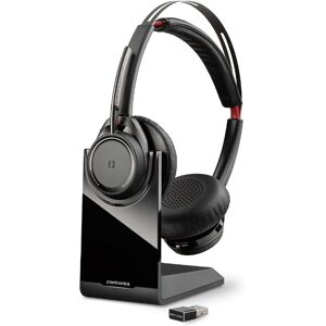 Plantronics Poly Voyager Focus UC avec Support - Casque  Casque PC-Mac  Connexion sans fil (usage pro)