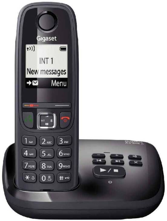 Siemens Gigaset AS405A - Téléphone sans fil > Téléphone DECT avec répondeur > 1 combiné