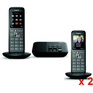 Siemens Gigaset CL660A Trio - Telephone sans fil  Telephone DECT avec repondeur  Pack duo / trio