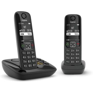 Siemens Gigaset AS690A Duo - Telephone sans fil  Telephone DECT avec repondeur  Pack duo / trio