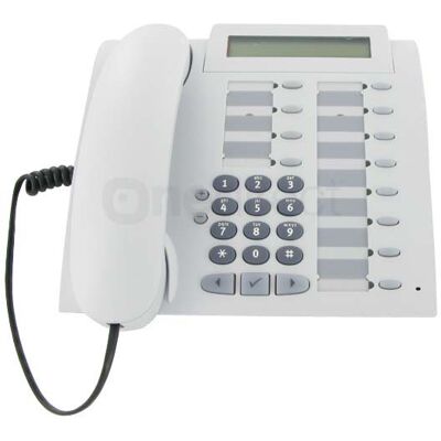 Unify Siemens Optipoint 500 Economy Blanc - Reconditionné Téléphone numérique simple, reconditionné ! - Publicité Unify Siemens Optipoint 500 Economy Blanc - Reconditionné Téléphone numérique simple, reconditionné ! - Publicité