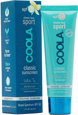 Coola Spray Solaire Visage SPF50 au Thé Blanc 50ml Coola