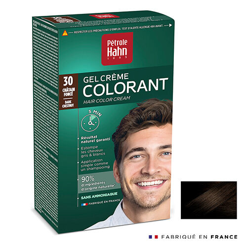 Petrole Hahn Gel Crème Colorant N°30 Châtain Foncé Petrole Hahn