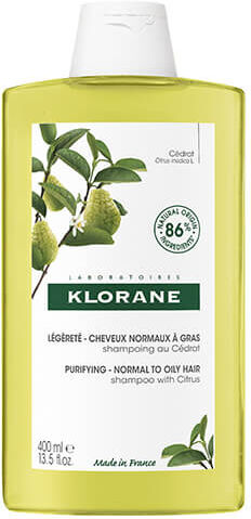 Shampooing Légèreté Cédrat Klorane 400ml