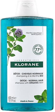 Shampooing Détox Menthe Aquatique Bio Klorane 400ml