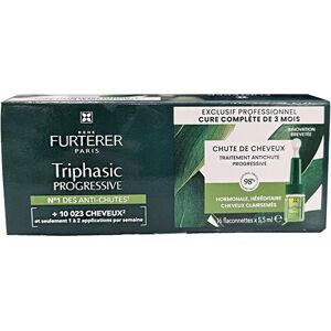 Sérum Traitant Anti-Chute Progressive Triphasic René Furterer 16 x 5.5ml - Publicité