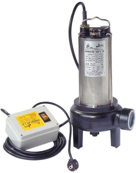 Jetly Pompe de relevage eaux chargées - Semisom 290 M + CD - Jetly Jetly Pompe de relevage eaux chargées - Semisom 290 M + CD - Jetly