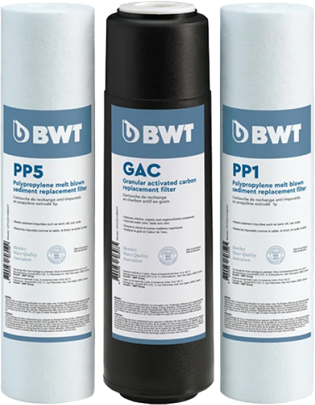 BWT Cartouches filtrantes - Pack filtres eau de boisson et osmoseur - BWT BWT Cartouches filtrantes - Pack filtres eau de boisson et osmoseur - BWT