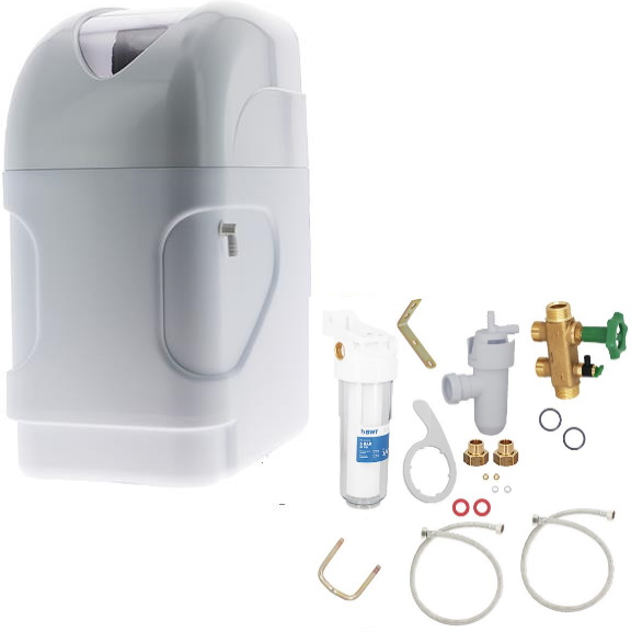 Centrocom Adoucisseur d'eau - Adoucisseur Fleck 5600 SXT - 10 L + Kit d'installation - Centrocom Centrocom Adoucisseur d'eau - Adoucisseur Fleck 5600 SXT - 10 L + Kit d'installation - Centrocom