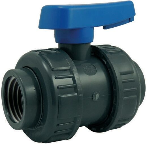 Générique Vanne et robinet PVC - Vanne à boisseau PVC pression à visser FF 3/4 Générique Vanne et robinet PVC - Vanne à boisseau PVC pression à visser FF 3/4