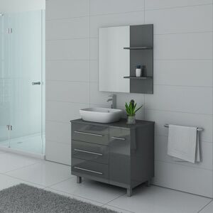 Distribain Meubles salle de bain TOSCANE Gris Taupe