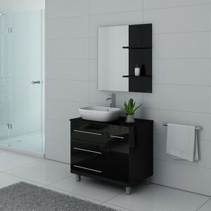 Distribain Meubles salle de bain TOSCANE Noir