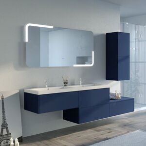 Distribain Meubles salle de bain BELLISSIMO BS Bleu Saphir