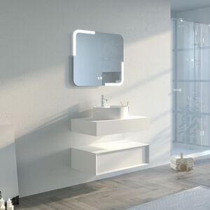 Distribain Meuble salle de bain FABRIANO 800 Blanc