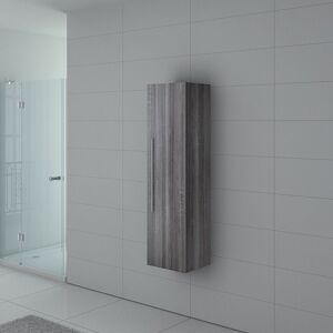 Distribain Meuble colonne PAL150CG salle de bain Chêne Gris