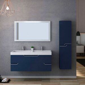 Distribain Meuble salle de bain CALABRO 1200 Bleu saphir