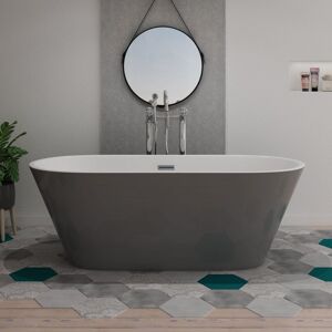 Distribain Baignoire ilot Lugano Grey