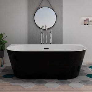 Distribain Baignoire ilot Lazzio Black