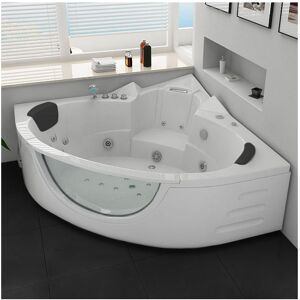 Distribain_S Baignoire Balnéo d'angle Seattle-S 26 jets