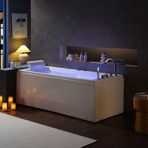 Distribain Baignoire balneo rectangulaire Mumbai-D 30 jets