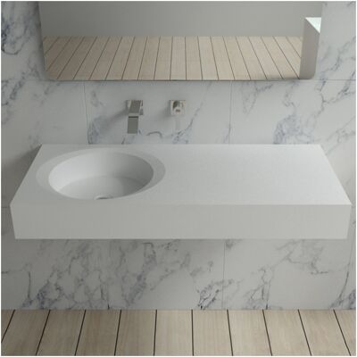 Distribain Plan vasque solid surface Réf : SDBK800 - Publicité Distribain Plan vasque solid surface Réf : SDBK800 - Publicité