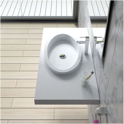 Distribain Plan vasque solid surface Réf : SDPW45 - Publicité Distribain Plan vasque solid surface Réf : SDPW45 - Publicité
