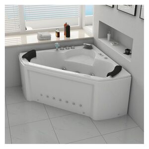 Distribain Baignoire balneo d'angle Maloya 28 jets